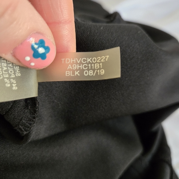 Tommy Hilfiger Black A-Line Dress with Neck Tie | Size 10 | NWT - Picture 9 of 10